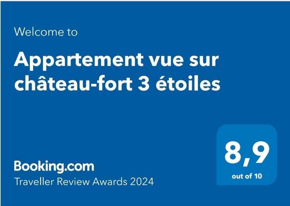 Appartement Vue Sur Chateau-Fort 3 Etoiles Sedan Exterior foto